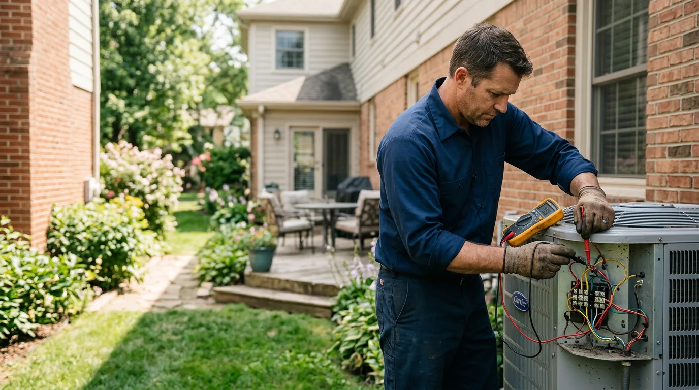 HVAC technician working near Sour Lake, TX